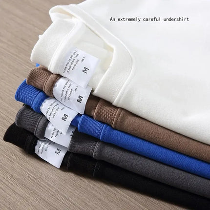 Heavy Cotton T-Shirt | Thick White Tee | Men’s Casual Top