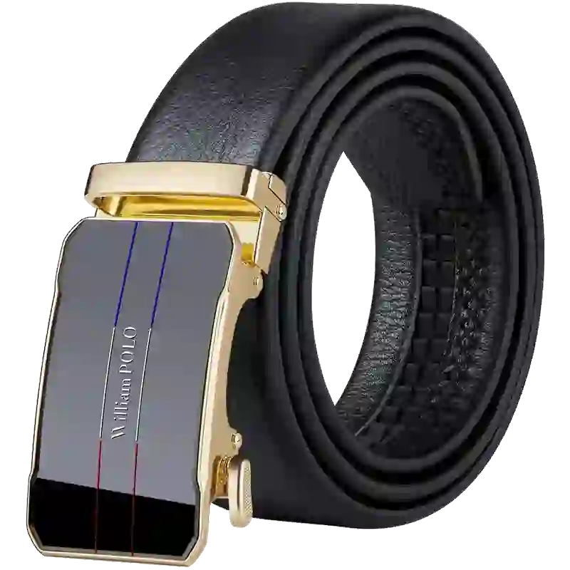 Men's belt automatic buckle Leather Automatic buckle men's leather bel