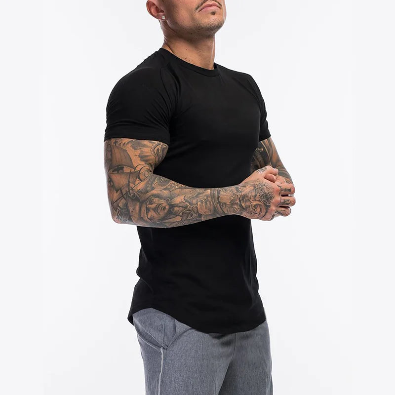 Men’s Cotton T-Shirt | Summer Gym Tee | Breathable Fitness Shirt