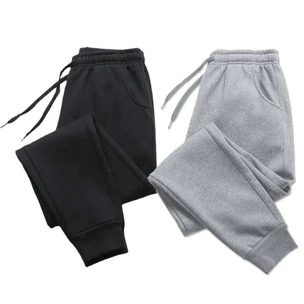 Men’s Fleece Sweatpants | Jogger Gym Trousers | Winter Workout Pants
