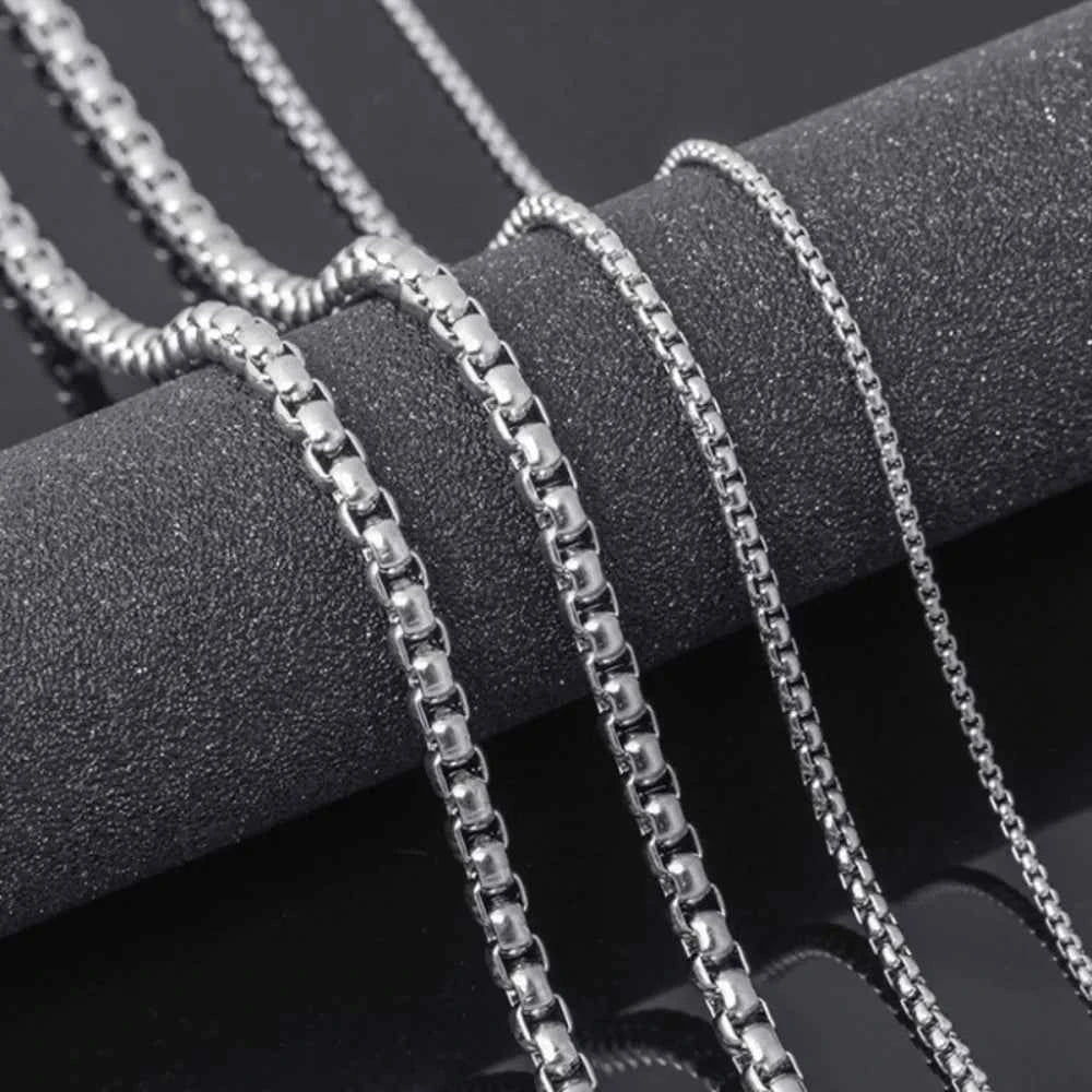 Stainless Steel Necklace, Street Fashionable Hip Hop Jewelry Accessories for Men, Father's Day Gift