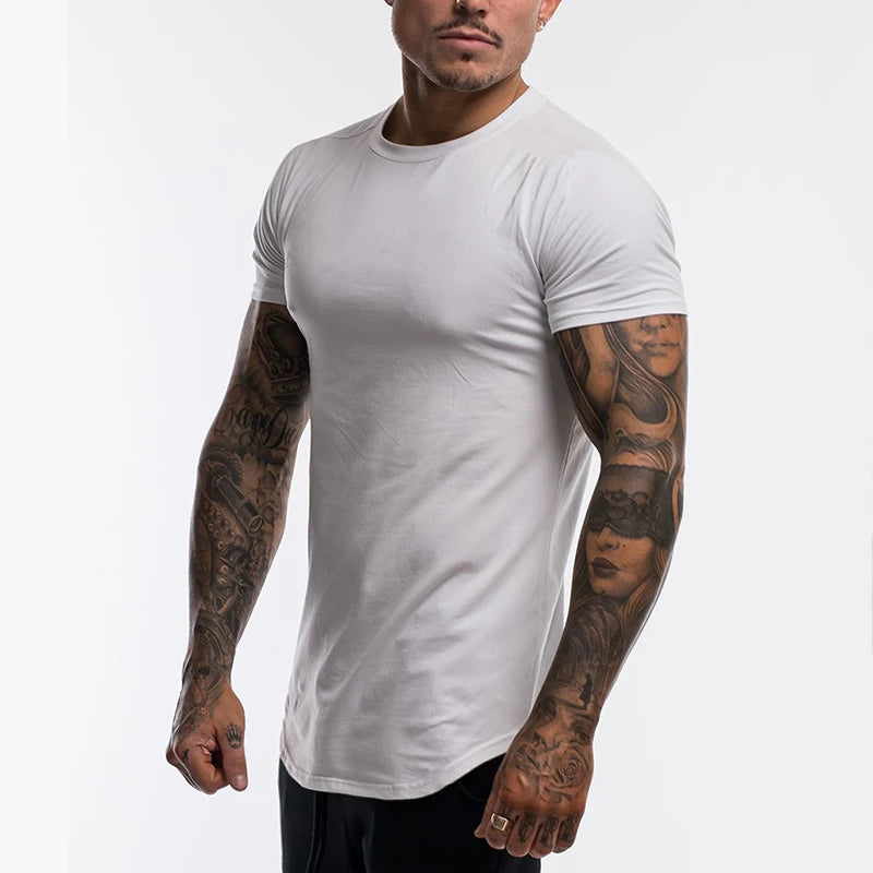 Men’s Cotton T-Shirt | Summer Gym Tee | Breathable Fitness Shirt