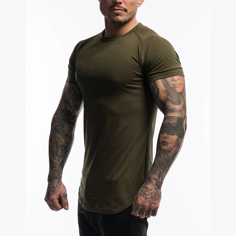 Men’s Cotton T-Shirt | Summer Gym Tee | Breathable Fitness Shirt