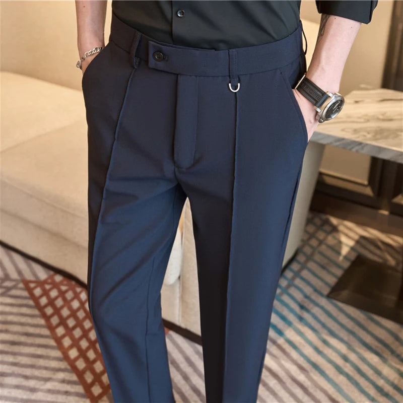 Men's business casual trousers, daily formal work pants, 2024 new high