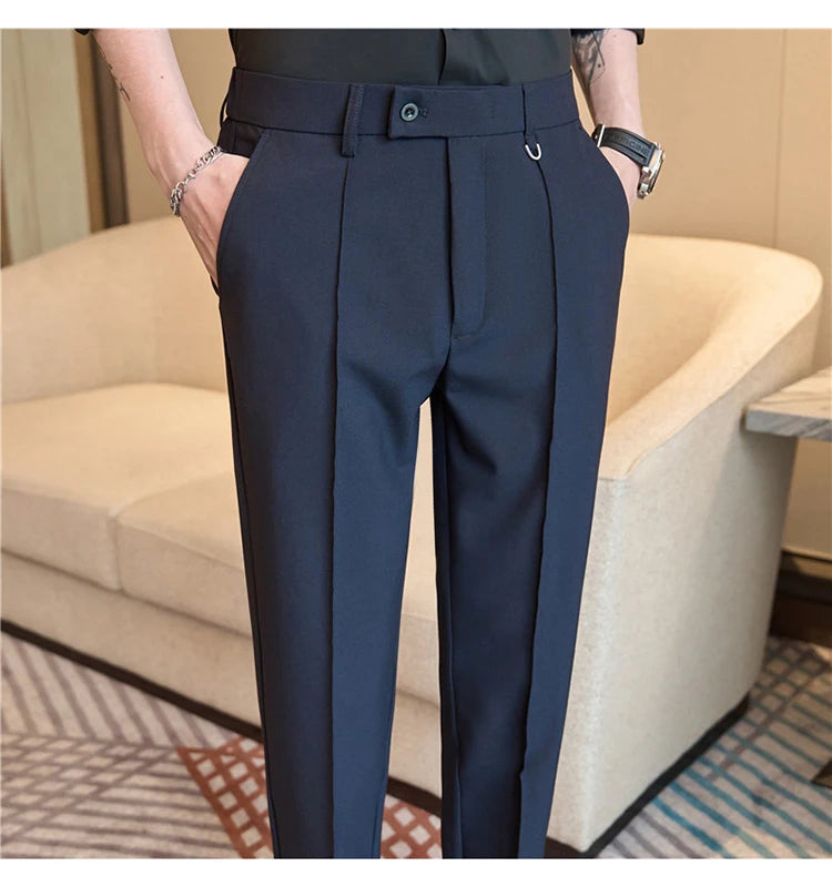 Men's business casual trousers, daily formal work pants, 2024 new high