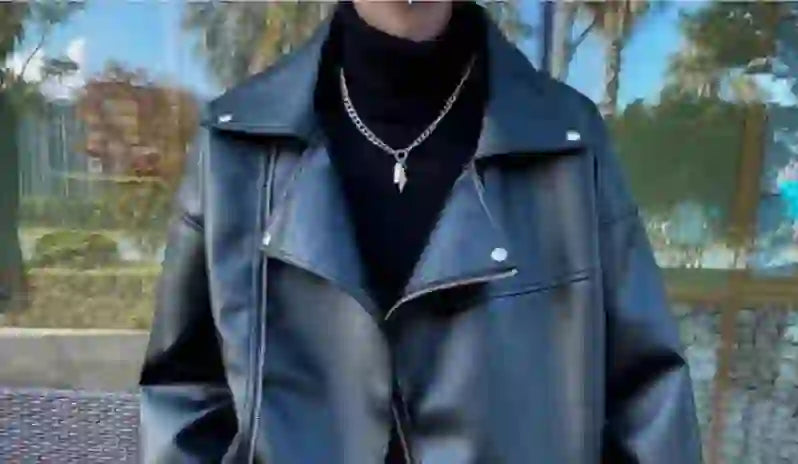 Coat New In Men's Suit Jackets Spring Autumn Male Leather Blazer Fashionable Fashion 2024 Luxury Designer Korean Style Clothes