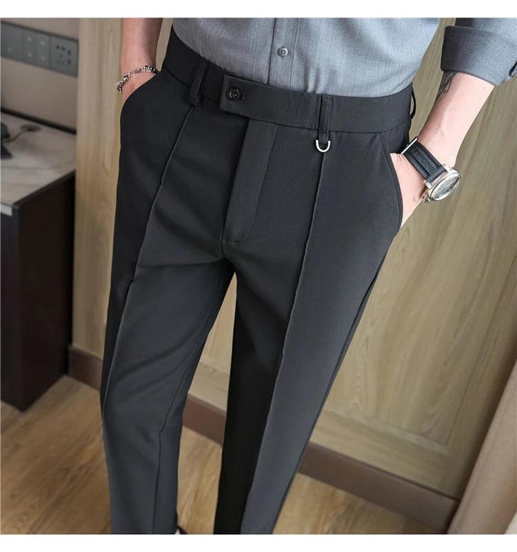 Men's business casual trousers, daily formal work pants, 2024 new high
