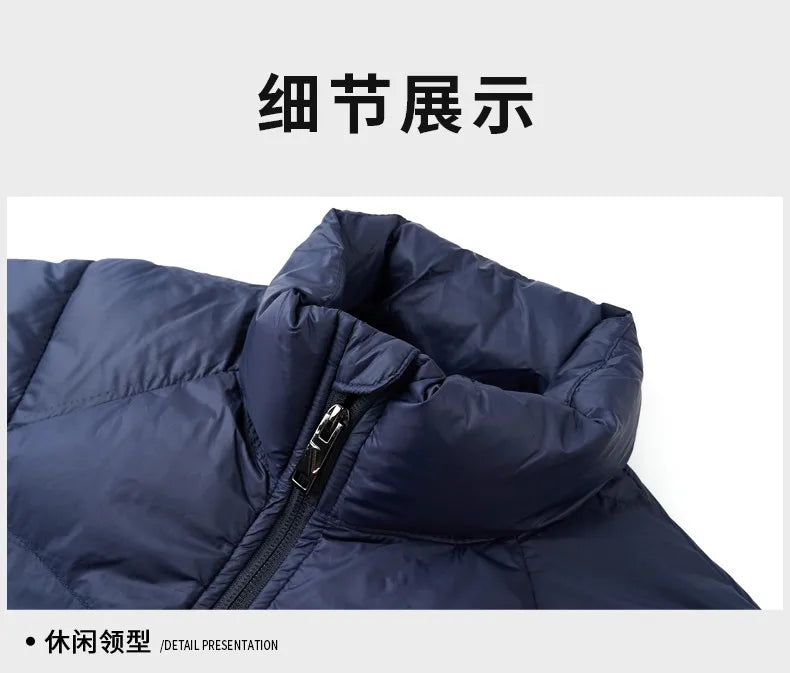 Top Grade Designer New Brand Men Parka Jacket Casual Fashion Hooded Pu