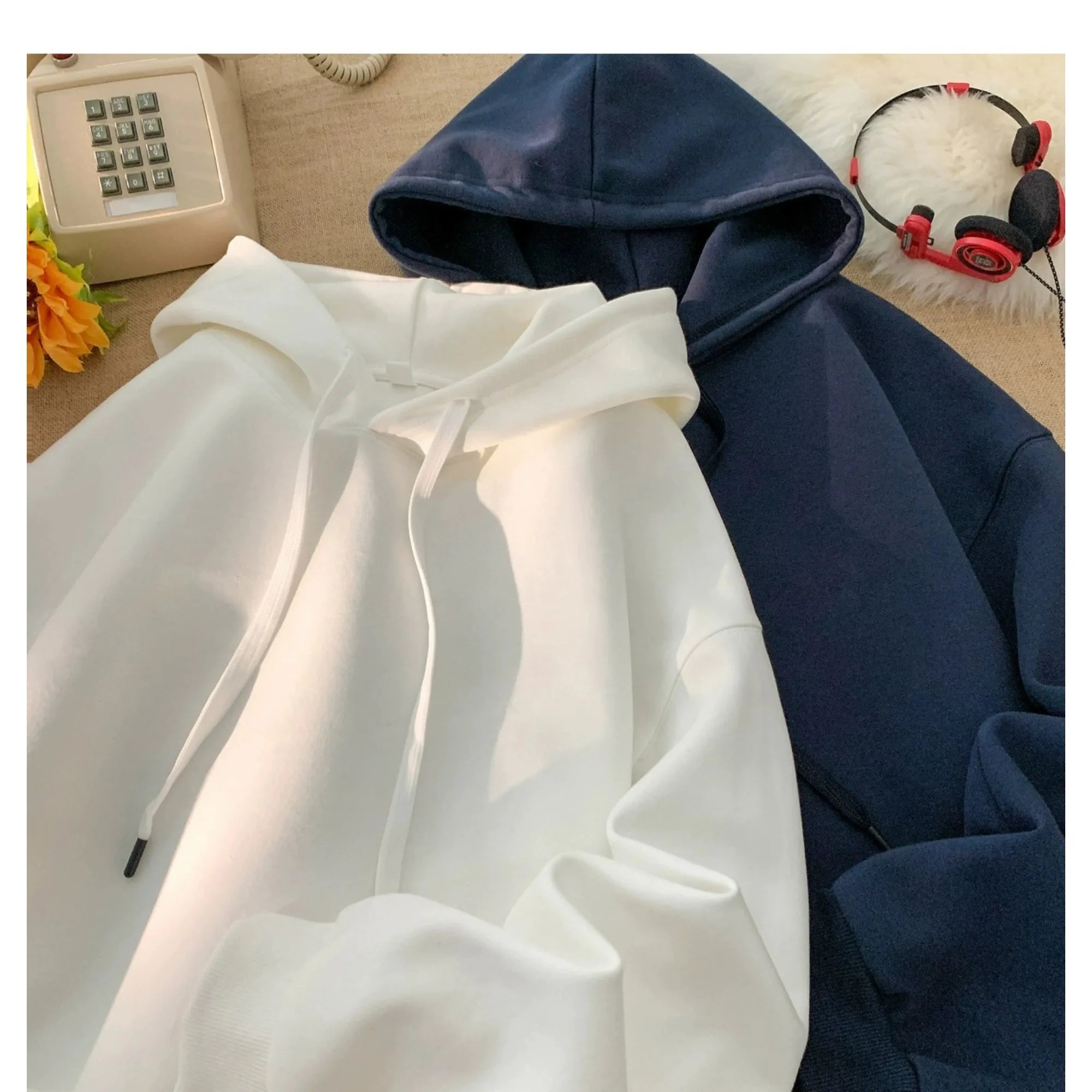 Heavy Cotton Hoodie | Fleece Pullover | Unisex Winter Wear
