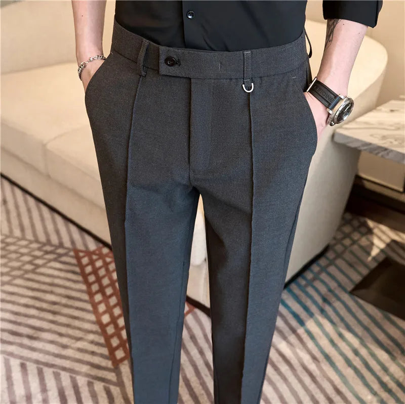 Men's business casual trousers, daily formal work pants, 2024 new high