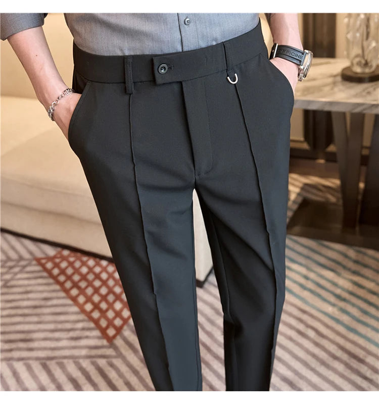 Men's business casual trousers, daily formal work pants, 2024 new high