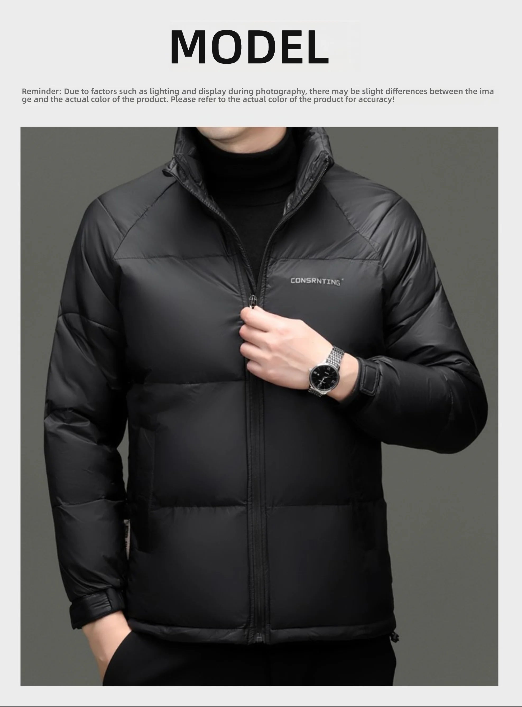 Top Grade Designer New Brand Men Parka Jacket Casual Fashion Hooded Pu