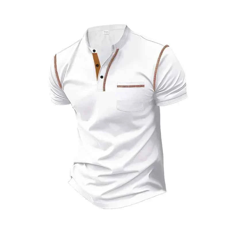 Summer Fashion Casual Short-sleeved Polo Shirt for Men Polo Simple Breathable Comfortable Top for Men Mens T Shirts