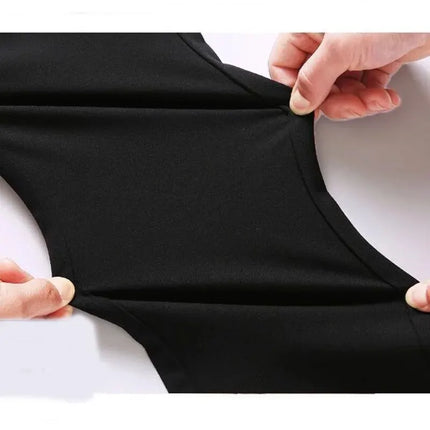 Men's Elastic Straight Pants Business Casual Long Suit Pants Male Formal Trousers Solid Colors Black BLue