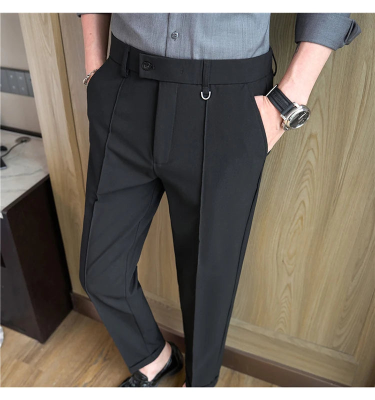 Men's business casual trousers, daily formal work pants, 2024 new high
