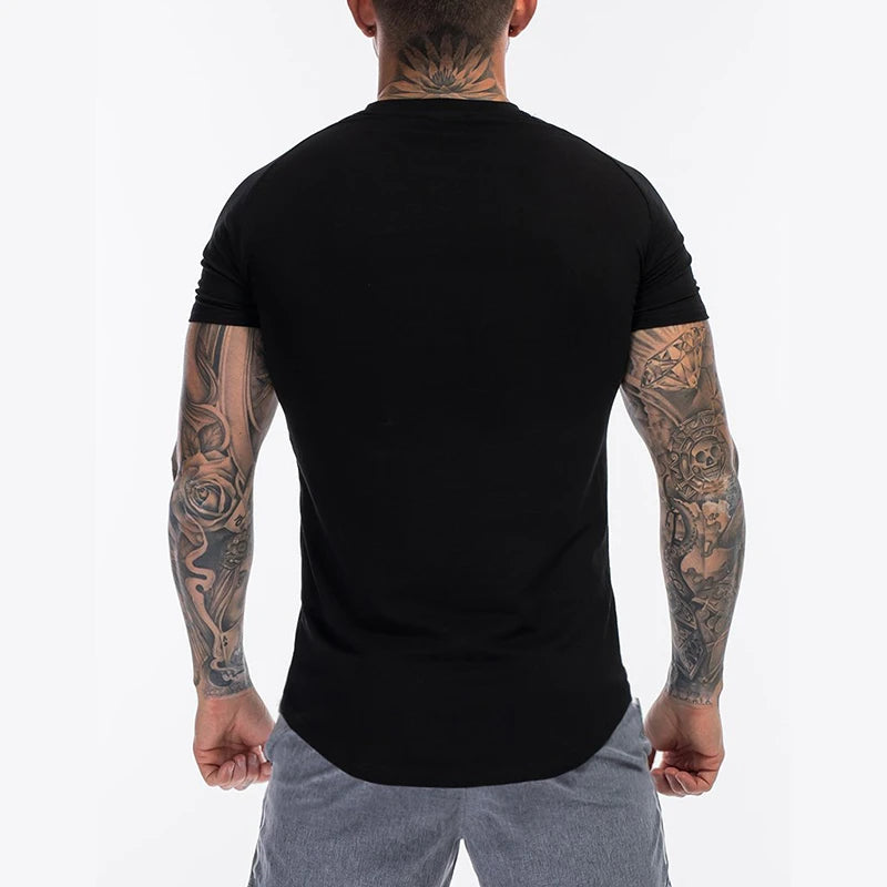 Men’s Cotton T-Shirt | Summer Gym Tee | Breathable Fitness Shirt