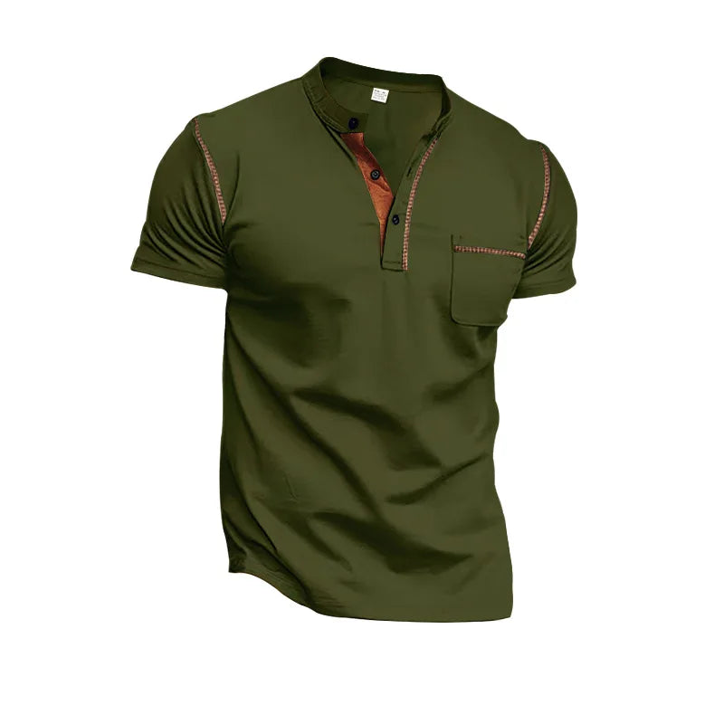 Summer Fashion Casual Short-sleeved Polo Shirt for Men Polo Simple Bre