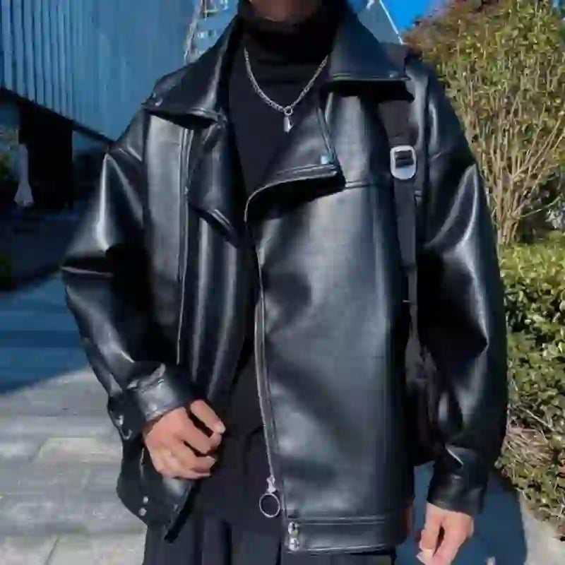 Coat New In Men's Suit Jackets Spring Autumn Male Leather Blazer Fashionable Fashion 2024 Luxury Designer Korean Style Clothes