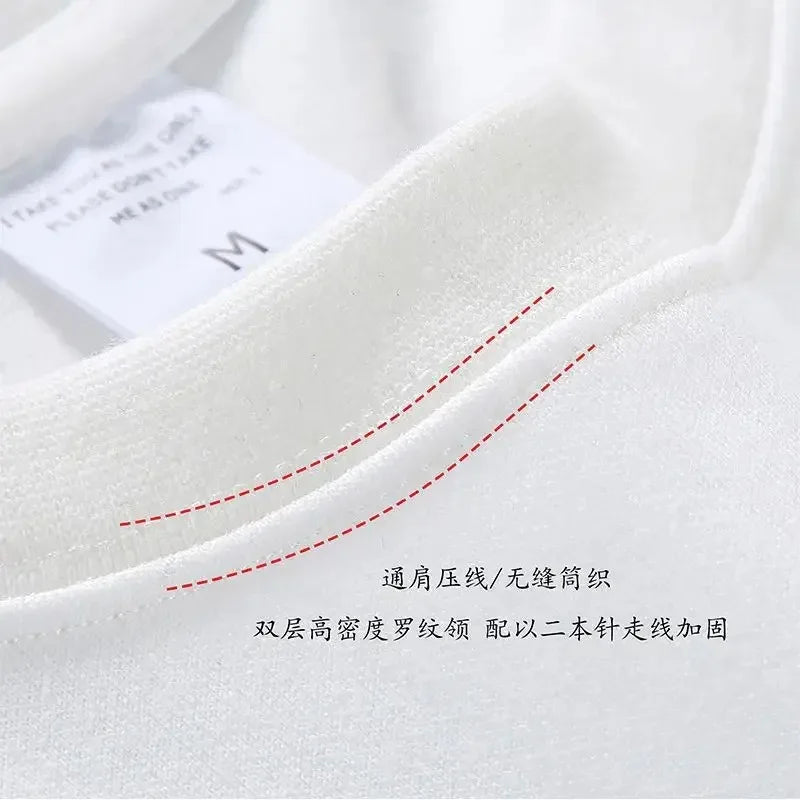 Heavy Cotton T-Shirt | Thick White Tee | Men’s Casual Top