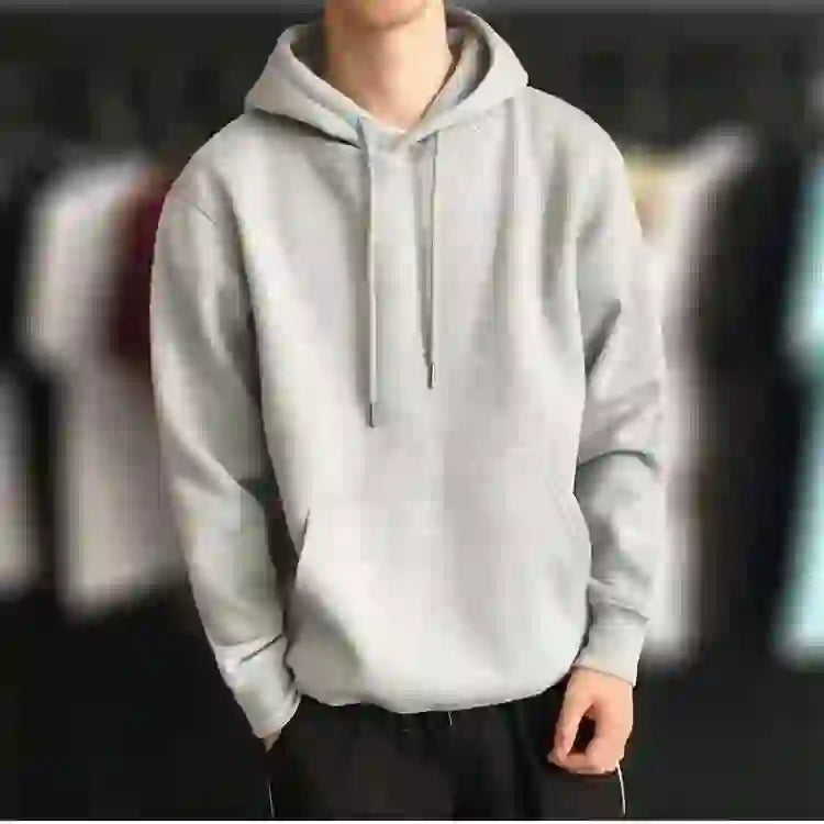 Fashion Hoodie Men Solid Hip Hop Tracksuit Men Hooded Sweatshirt Casua