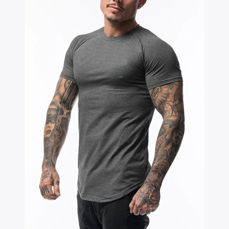 Men’s Cotton T-Shirt | Summer Gym Tee | Breathable Fitness Shirt