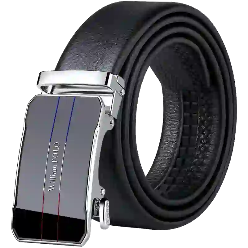 Men's belt automatic buckle Leather Automatic buckle men's leather bel