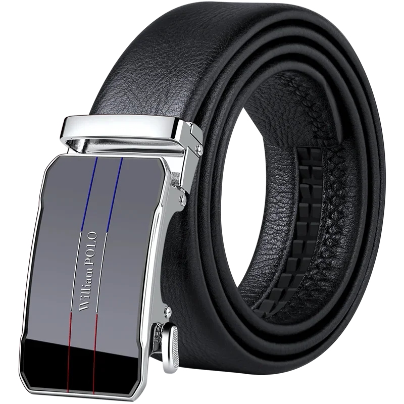 Men's belt automatic buckle Leather  Automatic buckle men's leather belt Fashion gift cowhide business casual