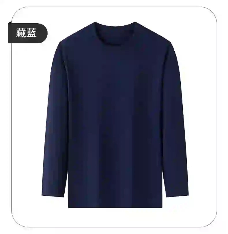 Toppkvalitet 100 % bomull Modemärke Enfärgade rundhalsade T-shirts Nya M