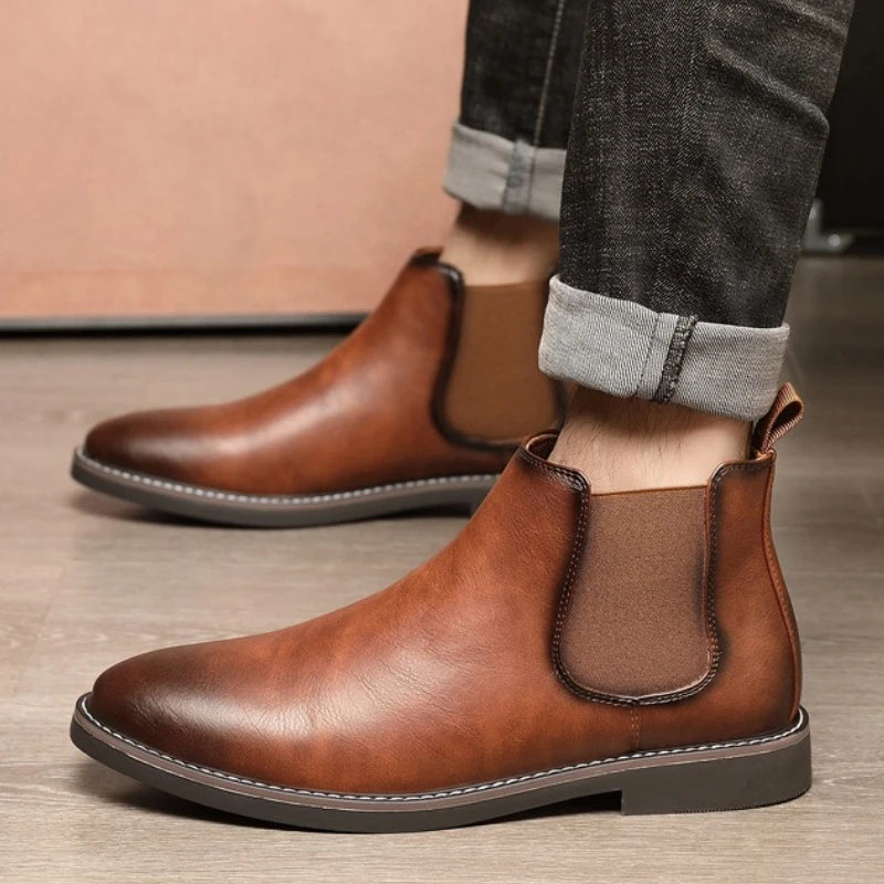 Luxury Chelsea Boots | Men’s Leather Ankle Boots | British Style Shoes