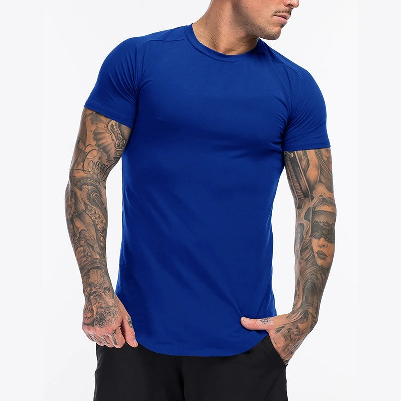 Men’s Cotton T-Shirt | Summer Gym Tee | Breathable Fitness Shirt