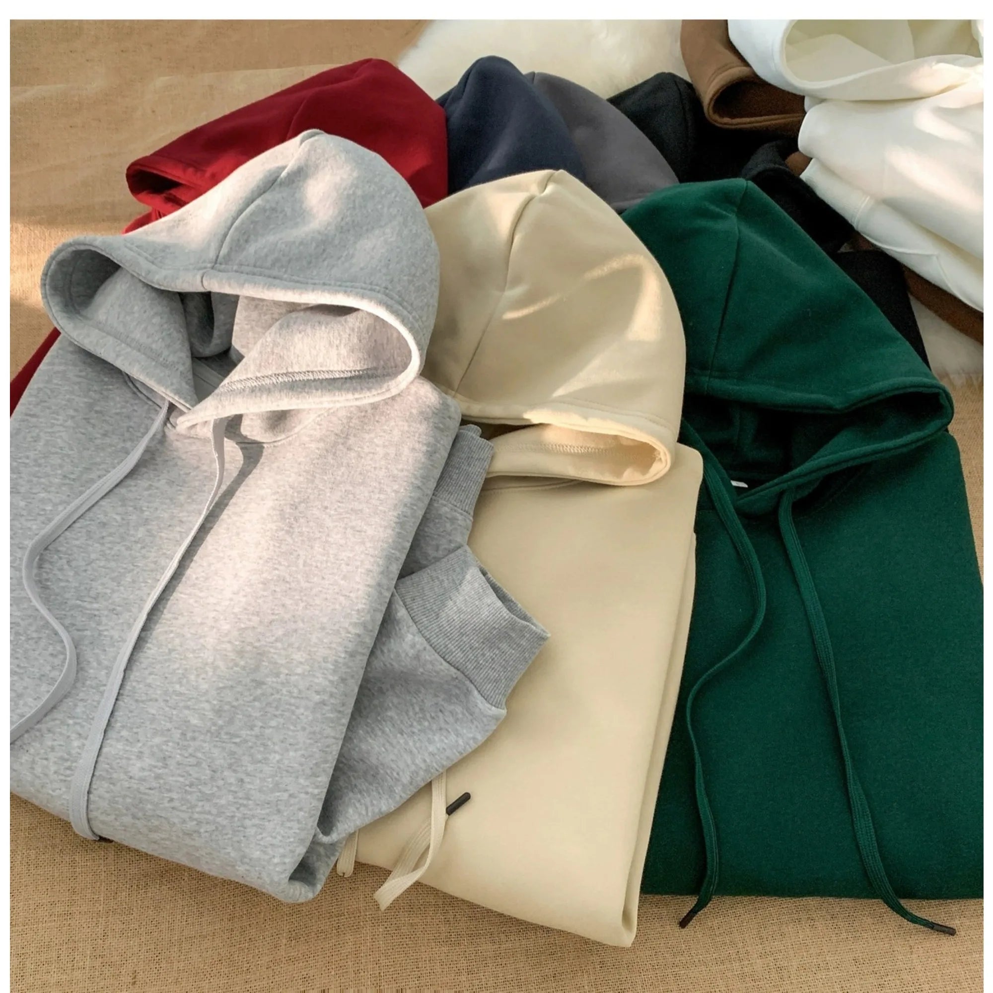 Heavy Cotton Hoodie | Fleece Pullover | Unisex Winter Wear