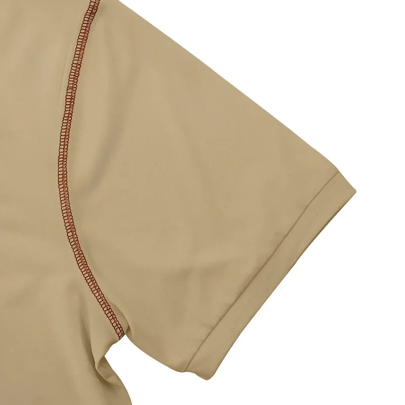 Summer Fashion Casual Short-sleeved Polo Shirt for Men Polo Simple Bre