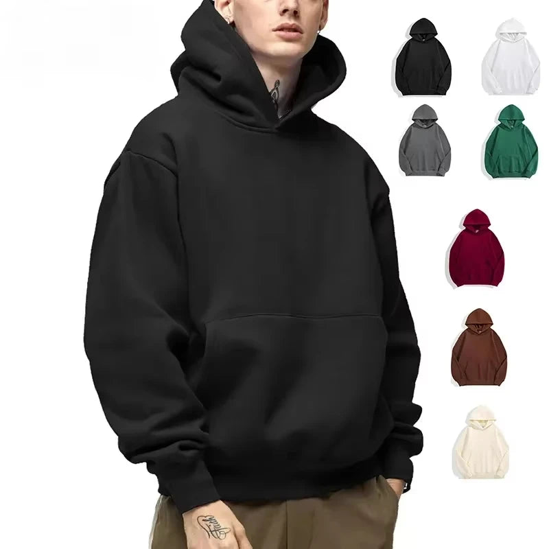 Heavy Hoodie | Men’s Thick Cotton Sweatshirt | Winter Streetwear