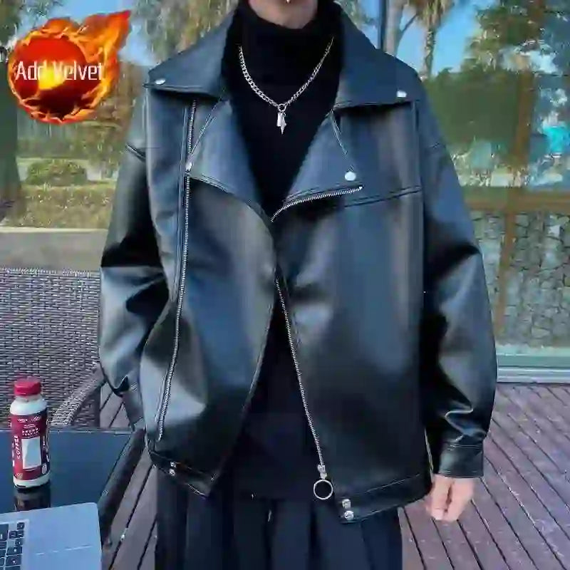 Coat New In Men's Suit Jackets Spring Autumn Male Leather Blazer Fashionable Fashion 2024 Luxury Designer Korean Style Clothes