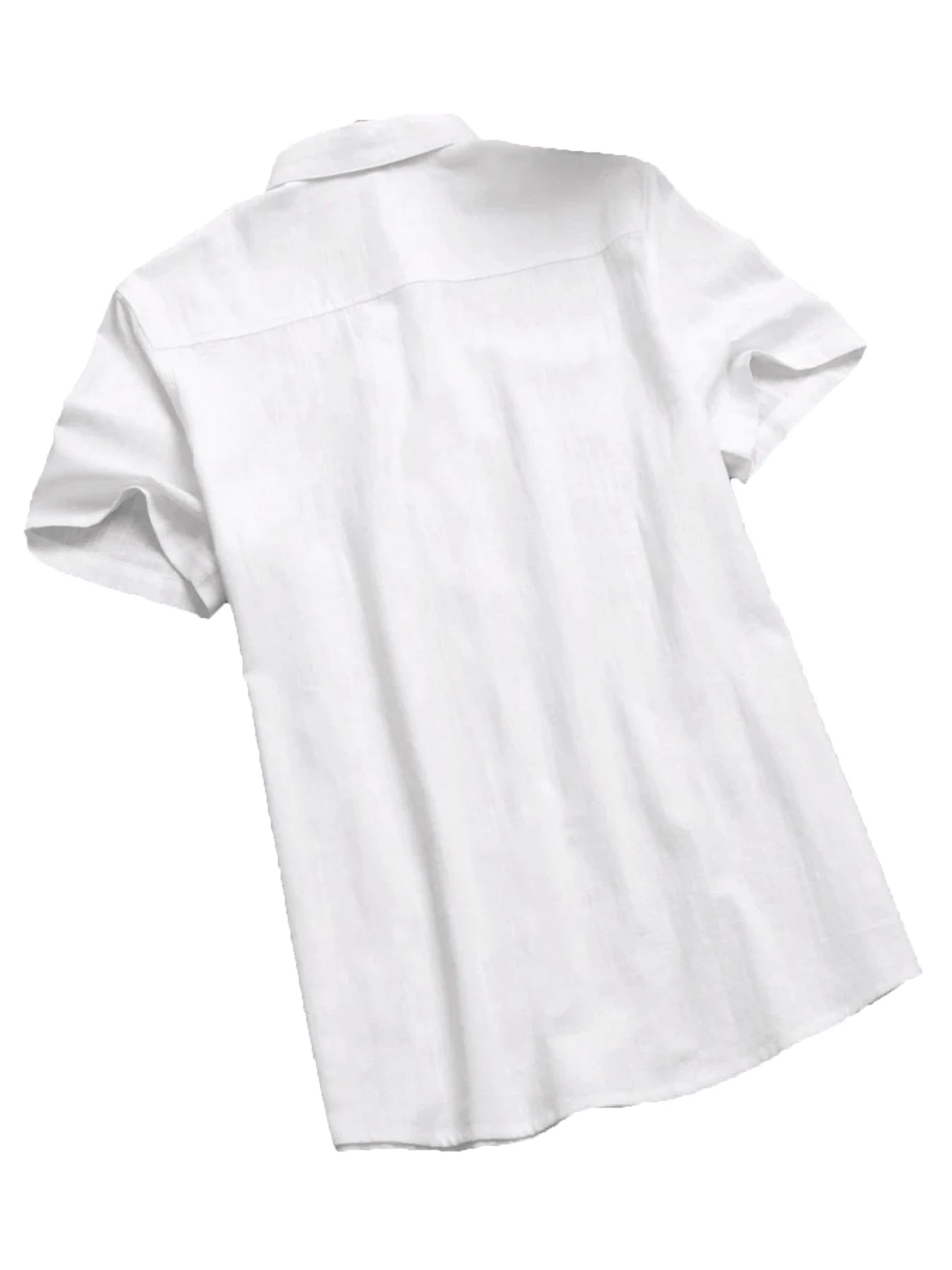 Men's Casual Short Sleeve Shirts Leisure Street Wear Lapel Button-down