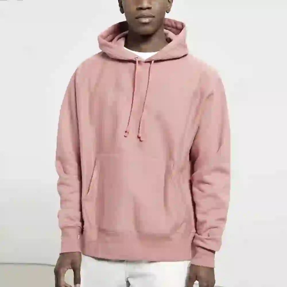 Men's Autumn Fashion Solid Color Harajuku Street Sweatshirt Hoodie Lon