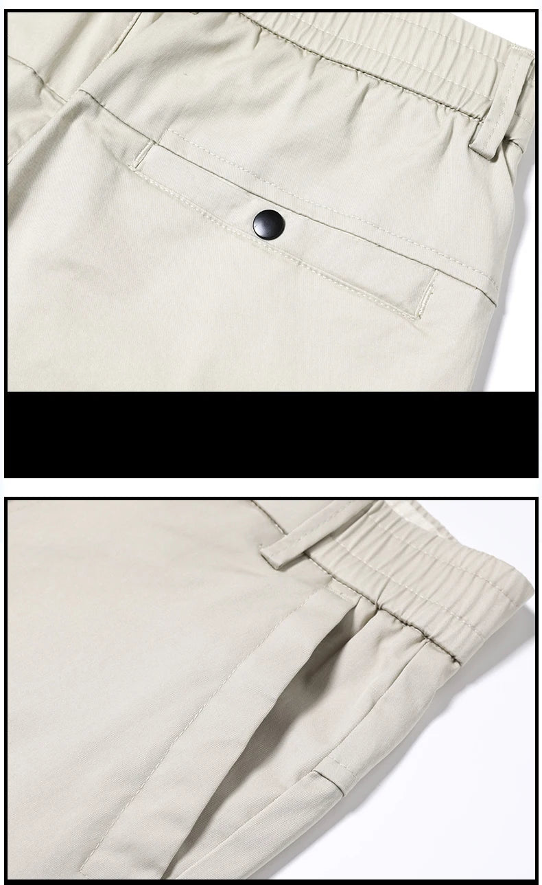Men's Clothes Spring Summer Thin Casual Pants Men Slim Fashion Stretch