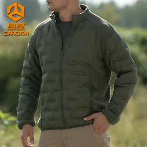 Tactical Fleece Jacket | Men’s Winter Sports Coat | Outdoor Hiking Jacket