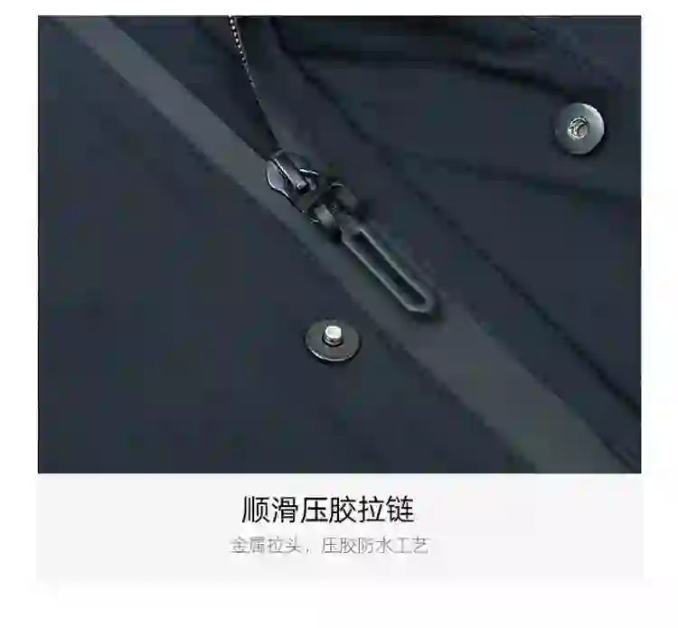 Men's Hooded Jackets Casual Outwear Long Parkas Men New Autumn Winter