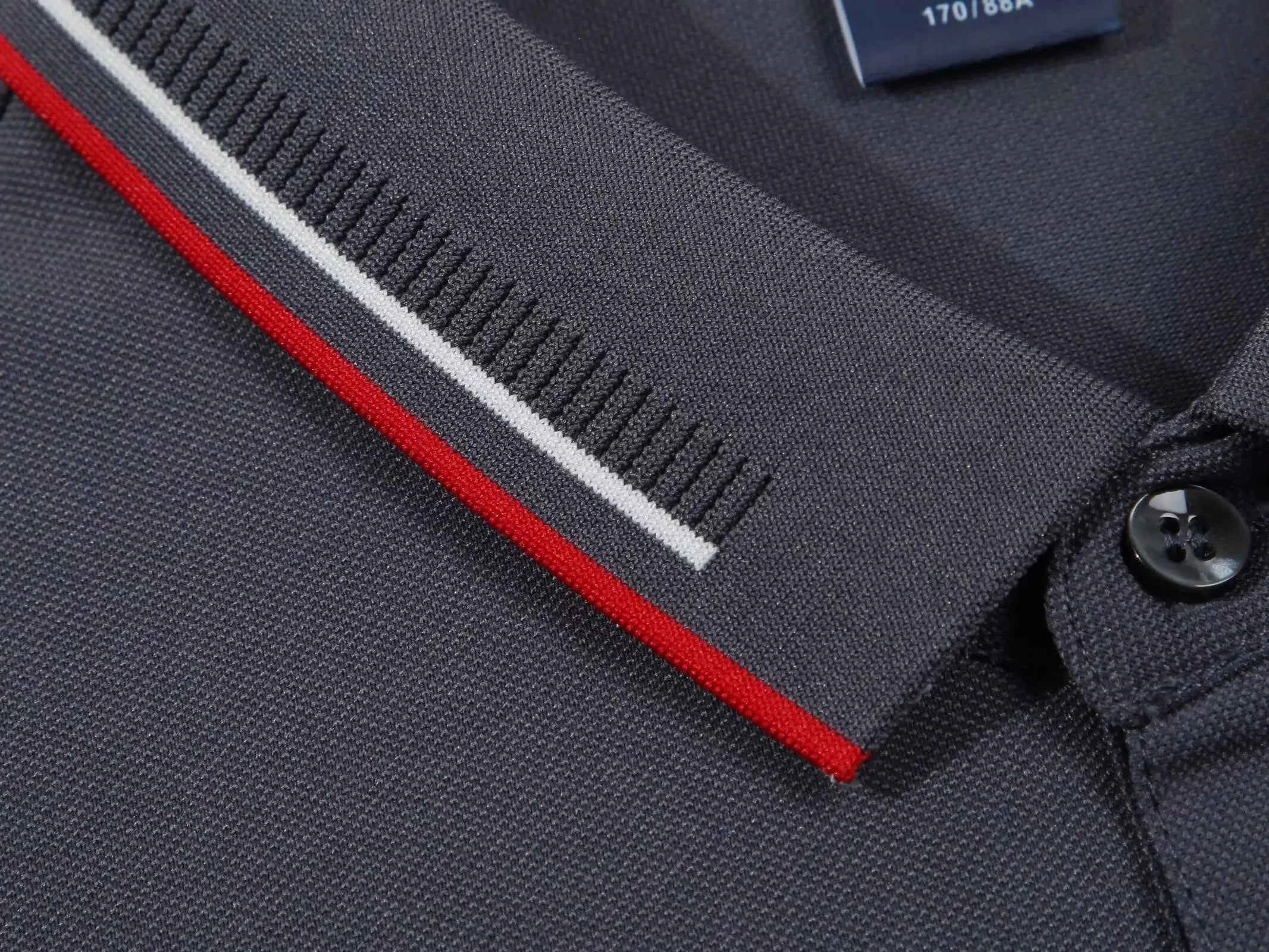 Men's POLO T-shirt Short sleeve shirt 5XL high stretch ice silk summer business casual non-ironing solid color anti-wrinkle