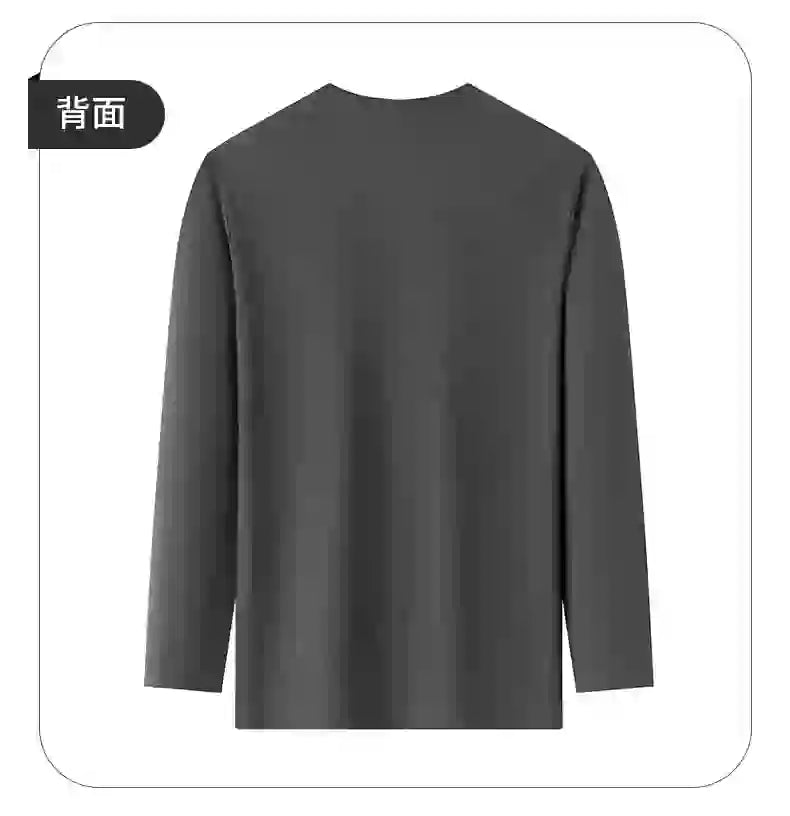 Toppkvalitet 100 % bomull Modemärke Enfärgade rundhalsade T-shirts Nya M