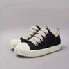 Märke Herr Skor Ro Dam Sneakers Svarta Canvas Låga Sneakers Casual