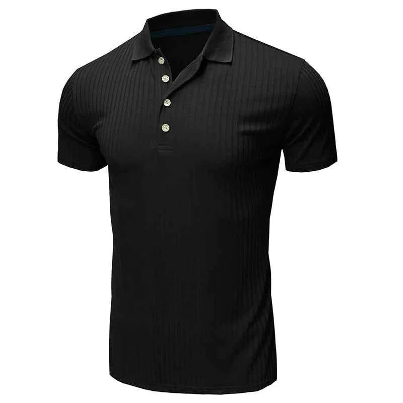 Mens Polo Shirts Summer Casual Short Sleeve Knitted Men's Shirts Polos Slim Solid Men t-shirt Polo Homme S-5XL Men's Clothing