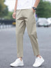 Herrkläder Vår Sommar Tunna Casualbyxor Herr Slim Mode Stretch