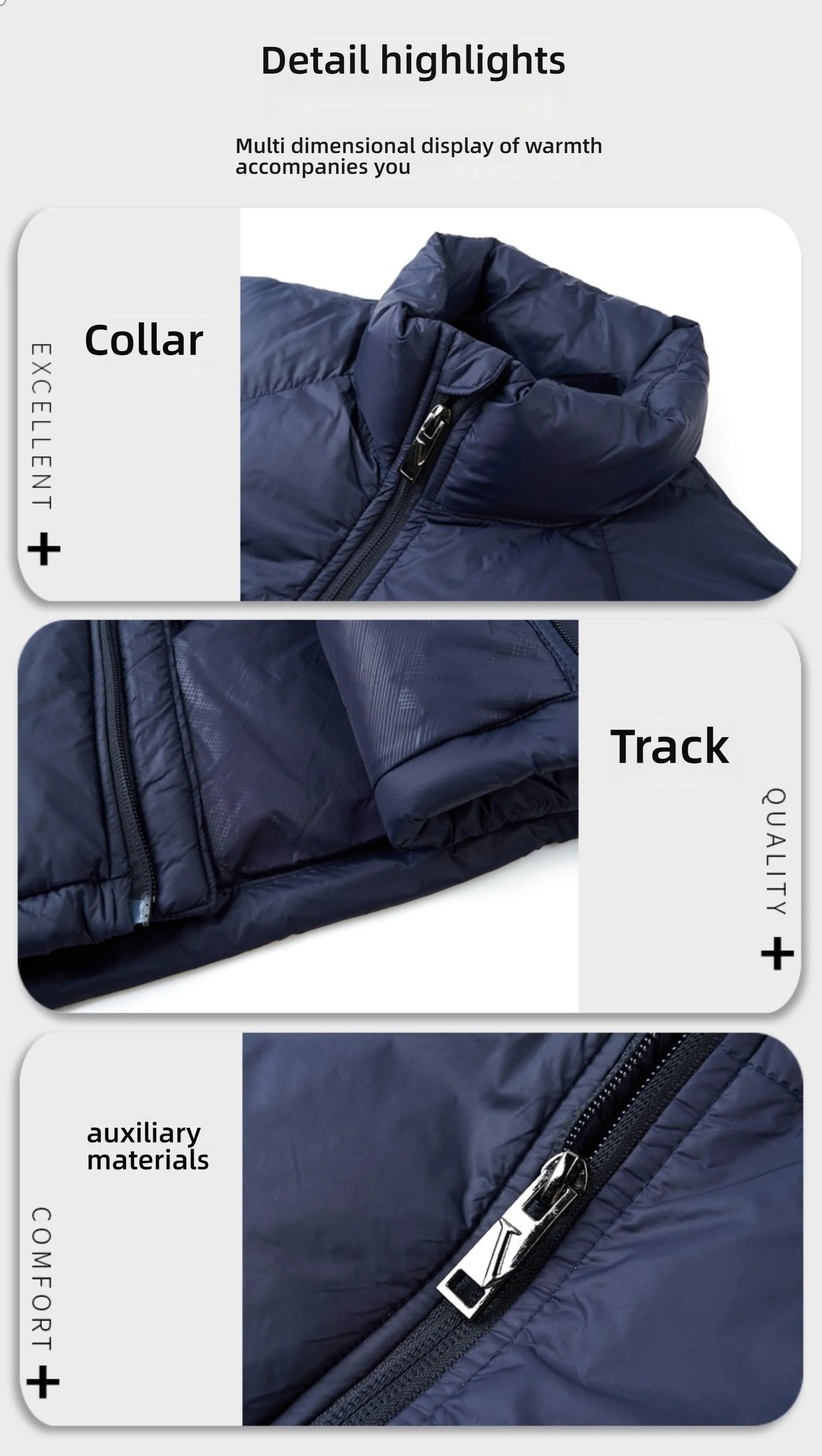 Top Grade Designer New Brand Men Parka Jacket Casual Fashion Hooded Pu