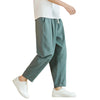Cotton Linen Pants Men | Casual Loose Fit Trousers | Streetwear