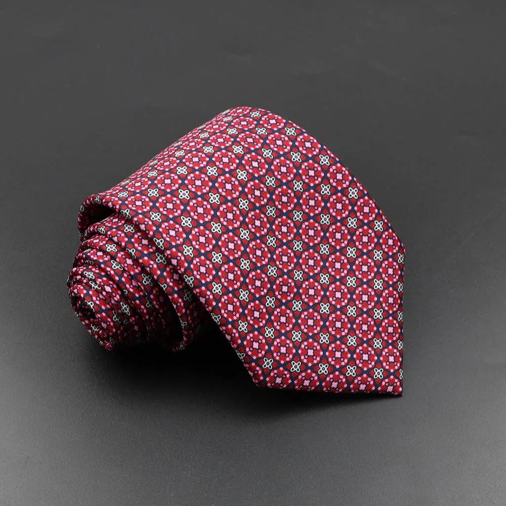 Men's Fashion Silk Tie 7. Soft Novelty Tie Blue Green Orange Color Tie