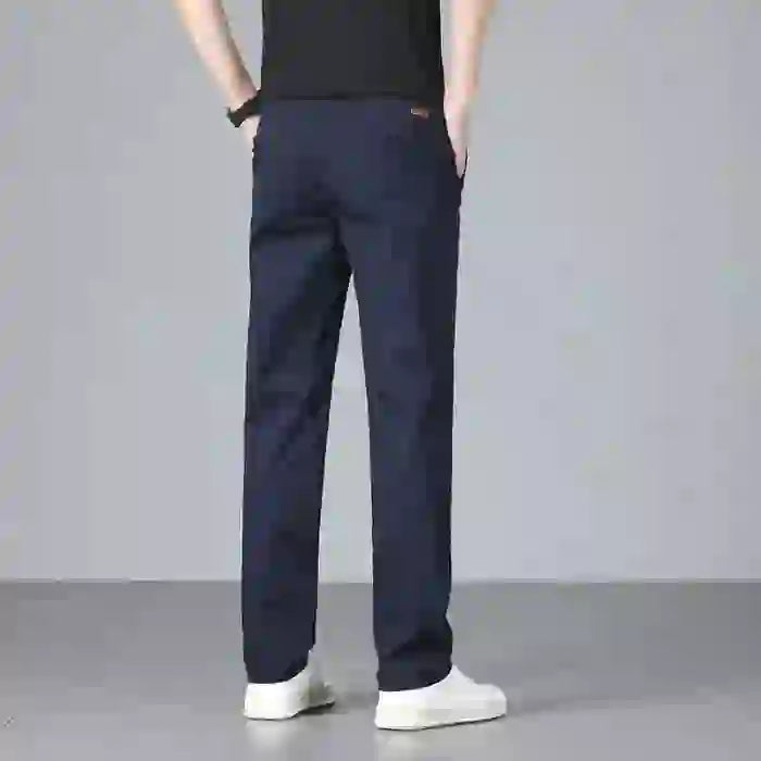 Men's casual pants 2025 New Spring and autumn casual straight business