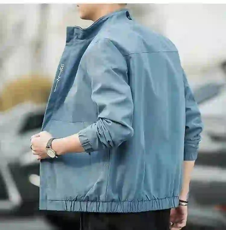 Men's Coat 2025 Spring Autumn Mens Jackets Hip Hop Street Thin Coat Sports Black Loose Windbreaker Men Clothing Men's Coat