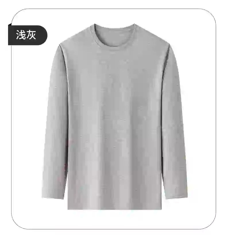 Toppkvalitet 100 % bomull Modemärke Enfärgade rundhalsade T-shirts Nya M